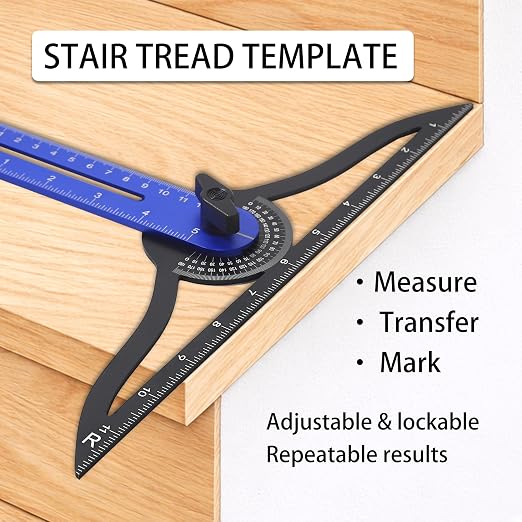 Stair Tread Template Tool – Stair Tread Gauge, Stair Tools