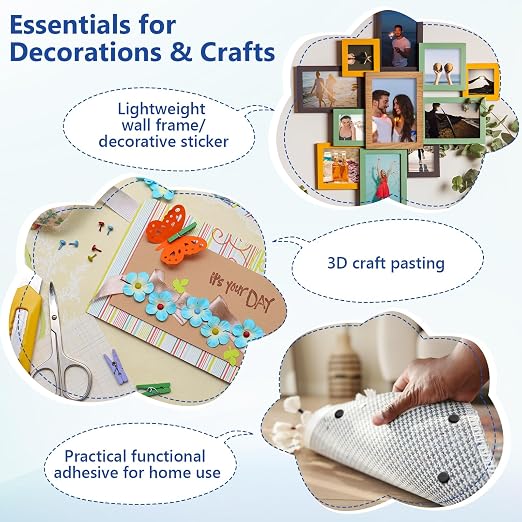 400 PCS 1mm Double Sided Foam Dots