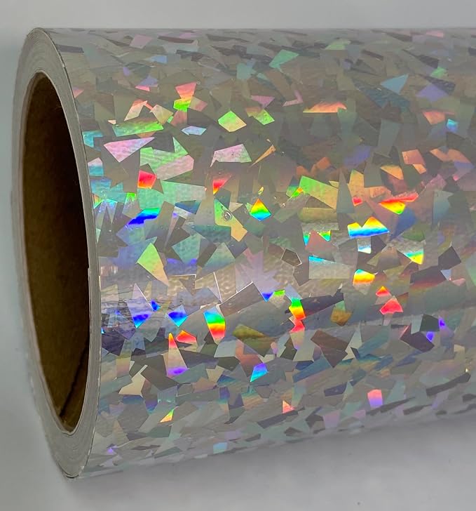 Holographic Crystal Sign Vinyl, HOLOCRYSTAL self-Adhesive Plastic