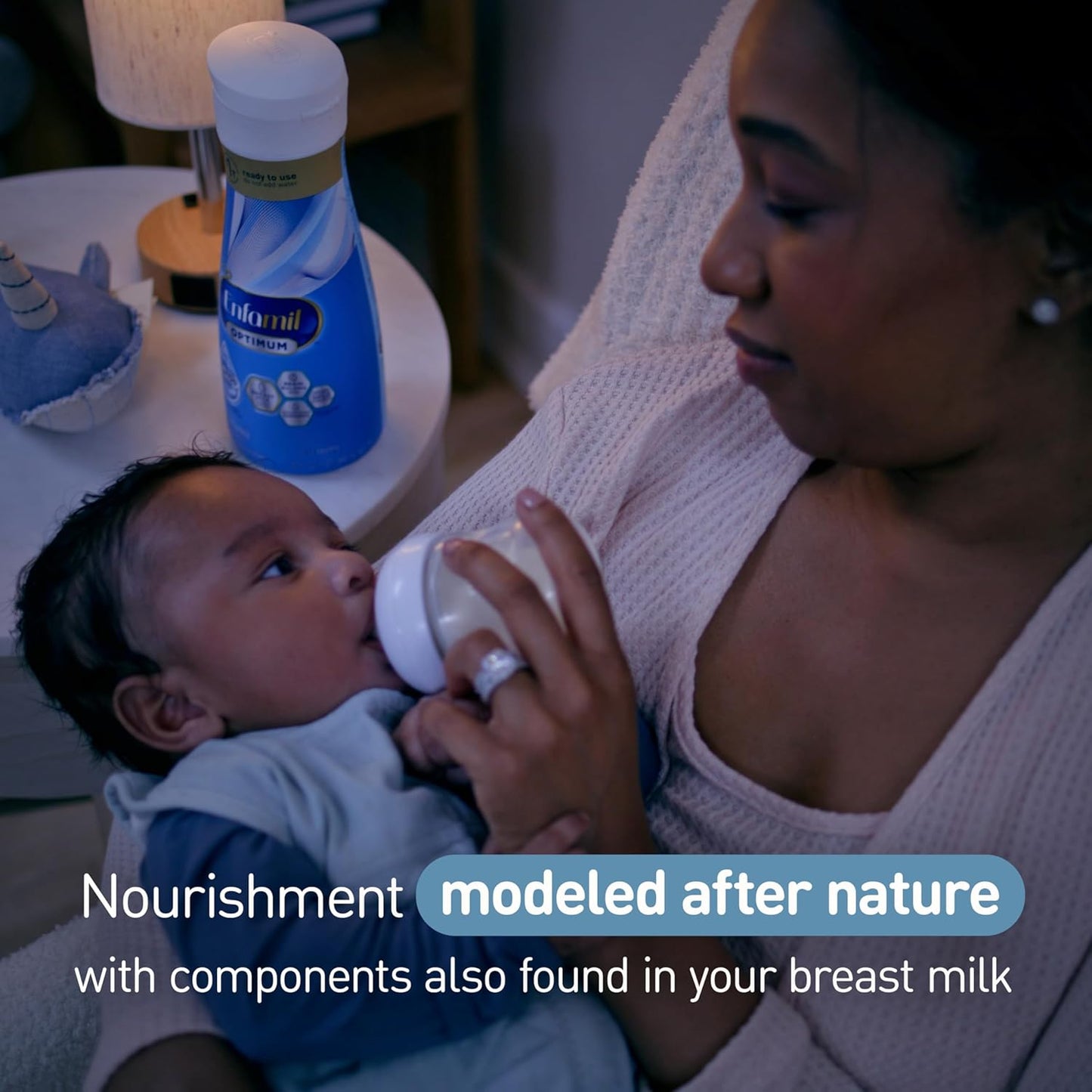 Enfamil Optimum (Enspire) Ready-to-Feed Baby Formula, Our Closest to Breast Milk, Brain-Building DHA, 32 Fl Oz