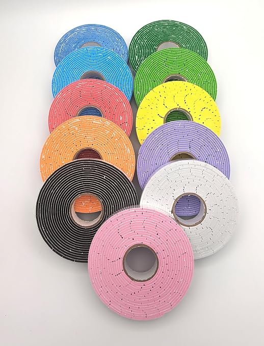 Jessi Crafter, Eva Foam pre Cut Tape Rolls, Double Side Adhesive