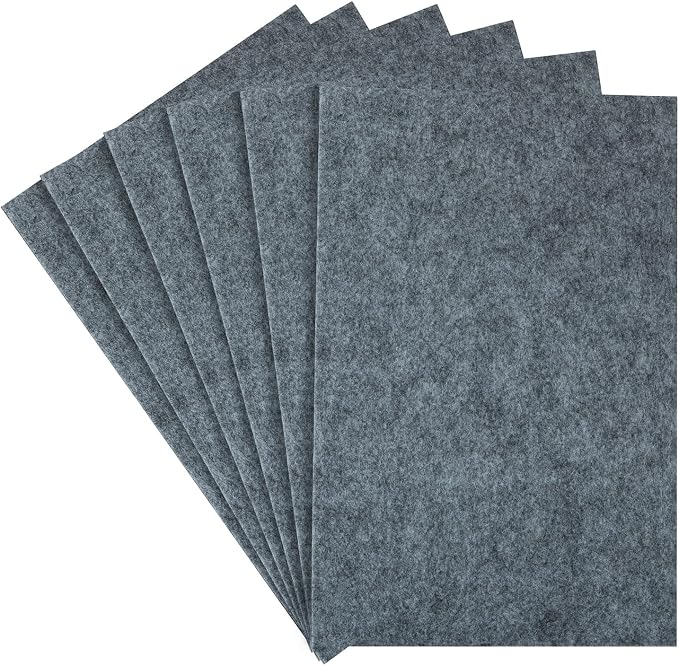 HaoFeiJH Grey Felt Fabric Sheets