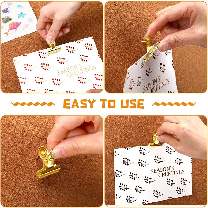 SANNIX 20 Pcs Metal Push Pin Clips 31mm