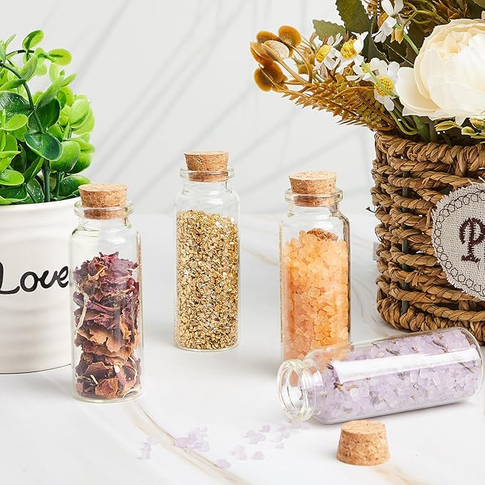 Patelai 24 Pcs Small Glass Jars