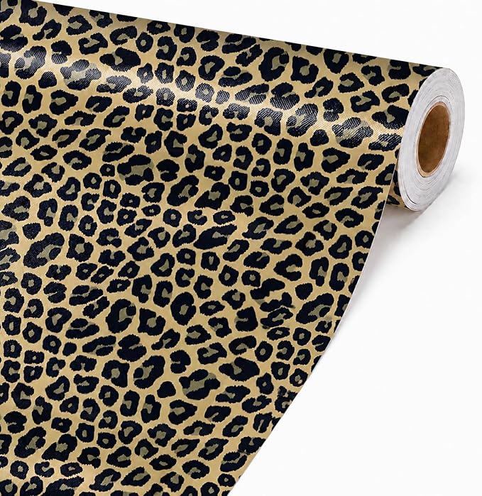 Leopard Print Bulletin Board Roll Non-Woven Fabric Poster 16in X 12ft | Back to