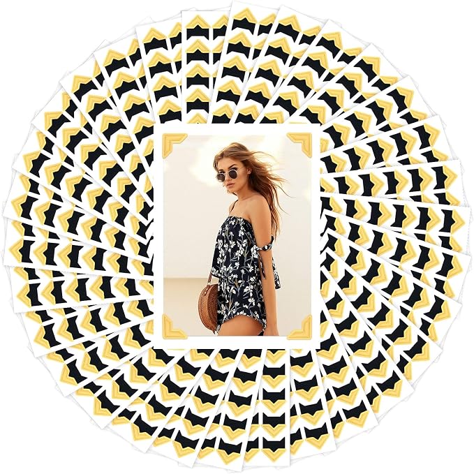 Pajean 720 Pieces Photo Corners Self Adhesive Photo Corners