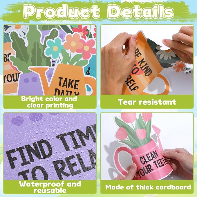 Spring Healthy Bulletin Board Set Spring Into Healthy Habits Classroom