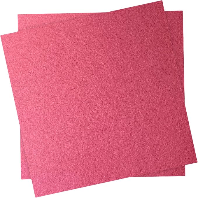 12" x 12" Felt Fabric Sheets for Crafts, Squares Felt Paper for Sewing Craft