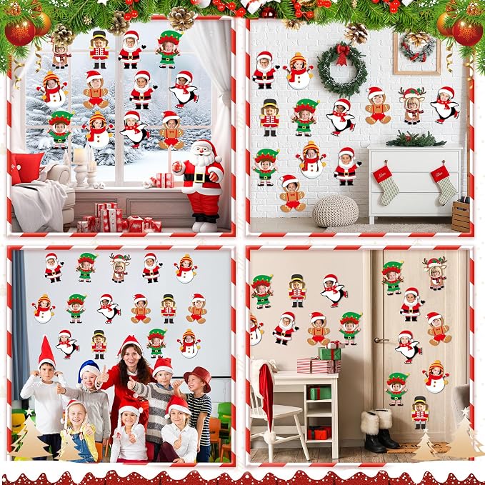 48 Set Christmas Santa Elf Reindeer Snowman Nutcracker Gingerbread Man Penguin