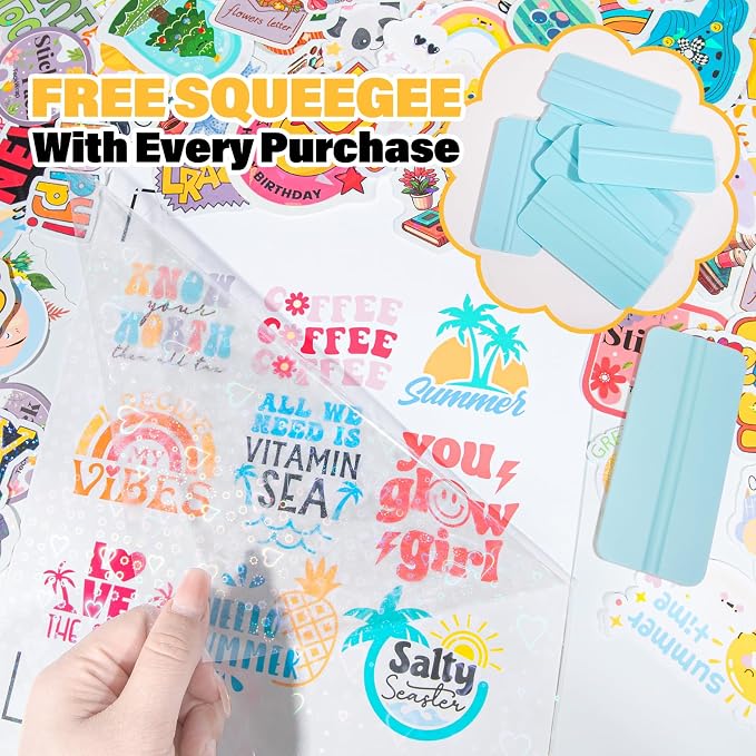 TECKWRAP Holographic Sticker Paper Laminating Sheets