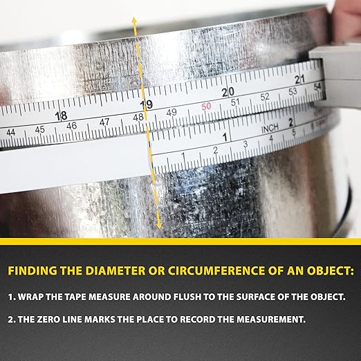 Perfect Pi Diameter Circumference Tape Measure