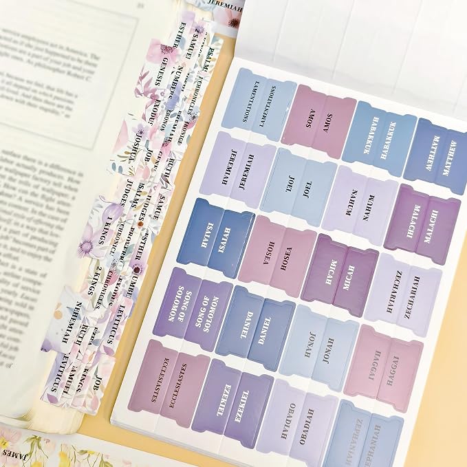 320 Pcs Bible Tabs with Christian Stickers