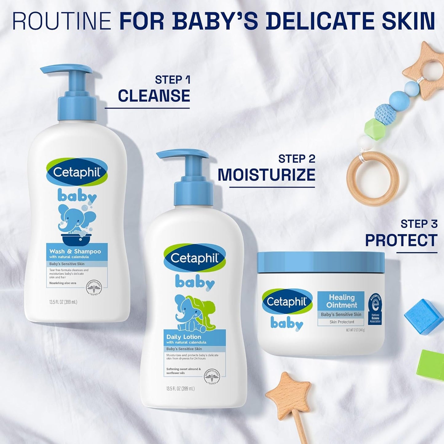 Baby Healing Ointment, Diaper Rash Ointment Soothes and Protects Baby's Irritated Skin, Skin Protectant For Dry Skin, 12oz
