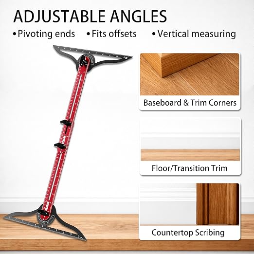 Stair Tread Template Tool – Stair Tread Gauge, Hidden Screw Slide Rail Stair