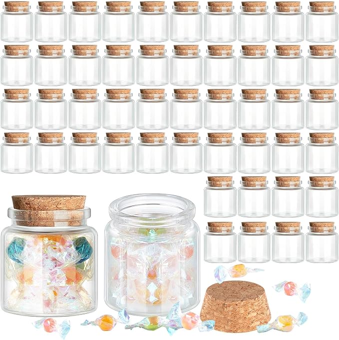 Patelai 72 Pcs Small Glass Jars