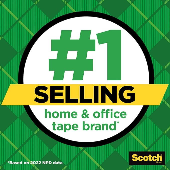 Scotch Magic Tape with Scotch Desktop Dispenser, 6 Rolls of 3/4" x 1000" | Plus