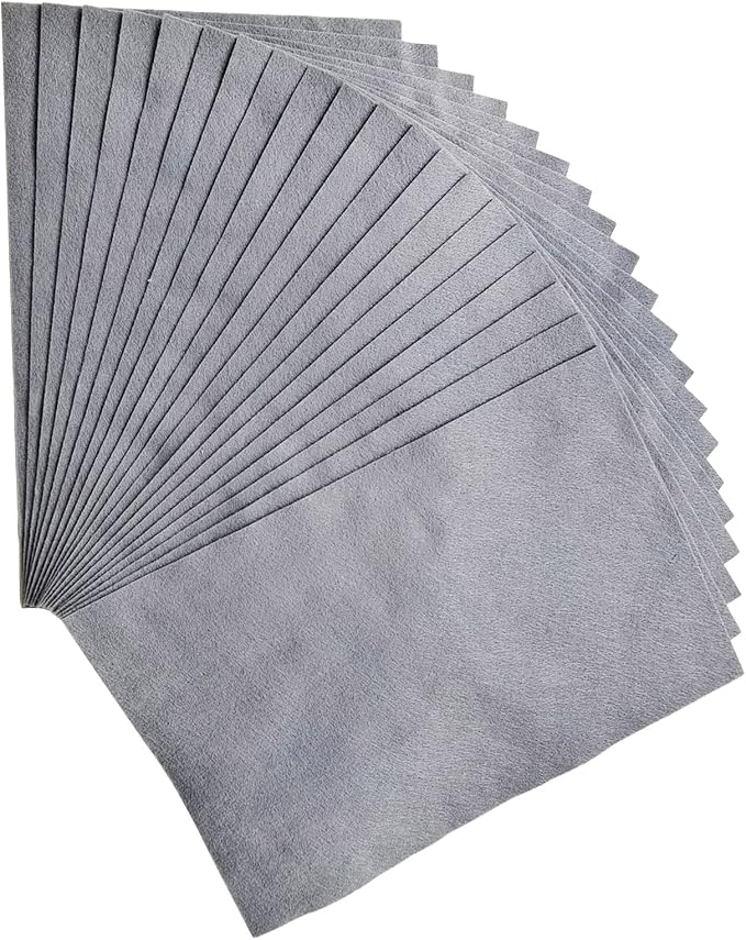 Jtnohx Color Felt, Soft Felt Sheets, 1.4mm Thick 8"x12" Handicraft Felt Fabrics
