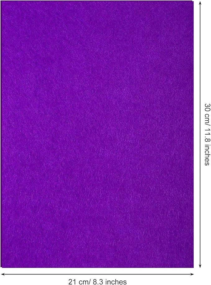 24 Piece Halloween Felt Fabric Sheets