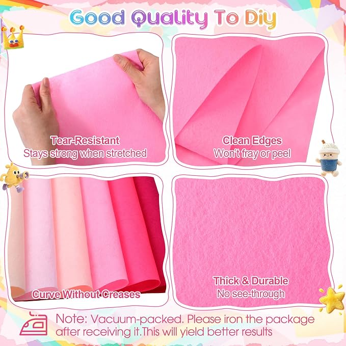 Hillsuren 40 Rolls 18 x 36 Inches Felt Sheet