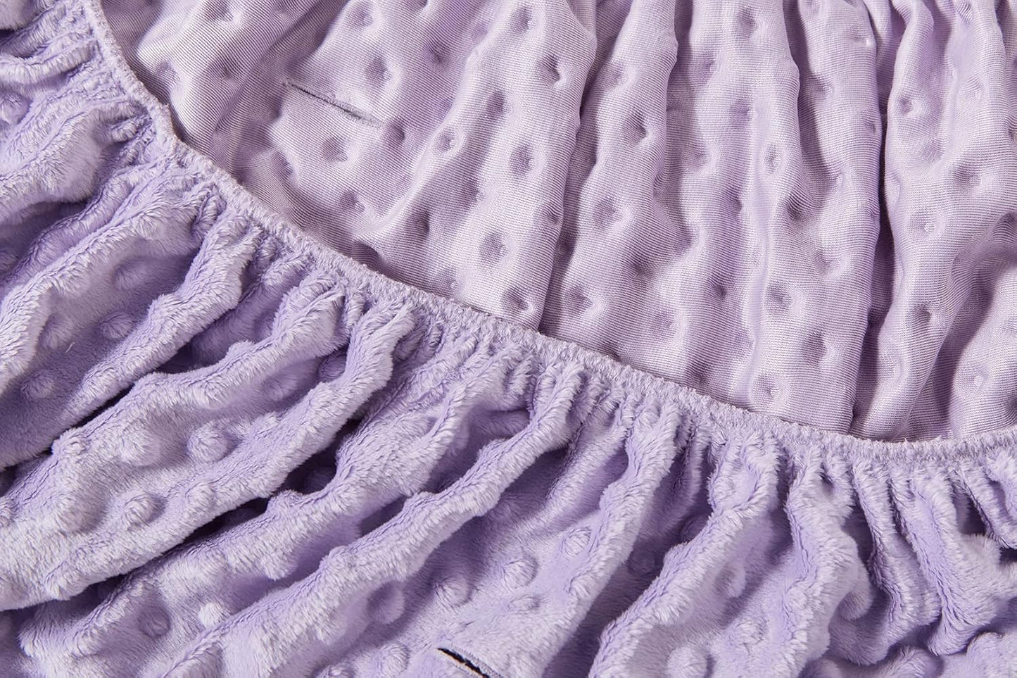 Changing Pad Cover Super Soft Dots Skin-Friendly Breathable Wipeable Changing Table Sheets for Baby Boy and Baby Girl (Lavender)
