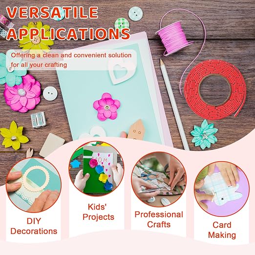 5 Roll Double Sided Foam Tape for Crafts