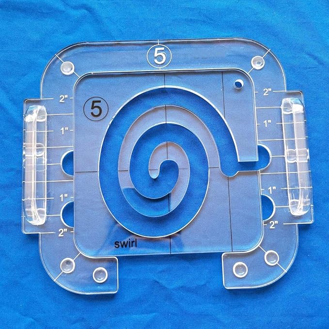 4PCS Free Motion Quilting Template Series 5