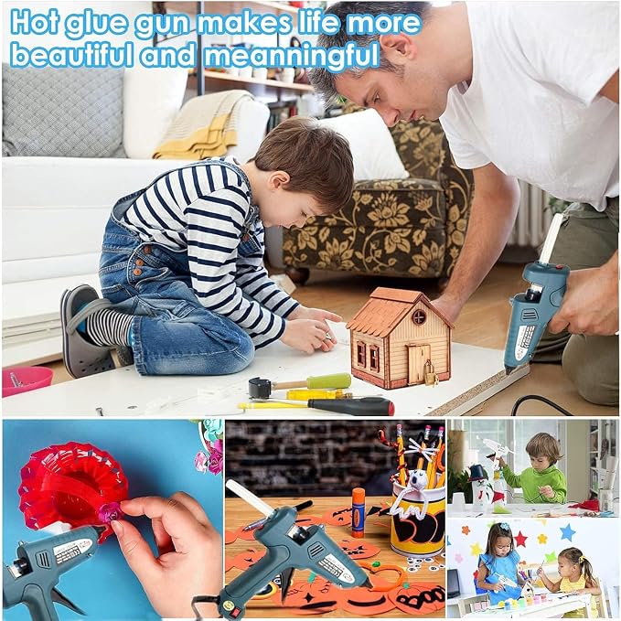 Professional Hot Glue Gun Kit, Full Size,
