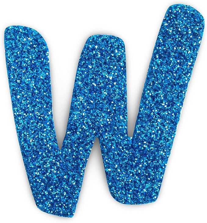 Bright Creations Foam Sparkle Alphabet Letter Stickers