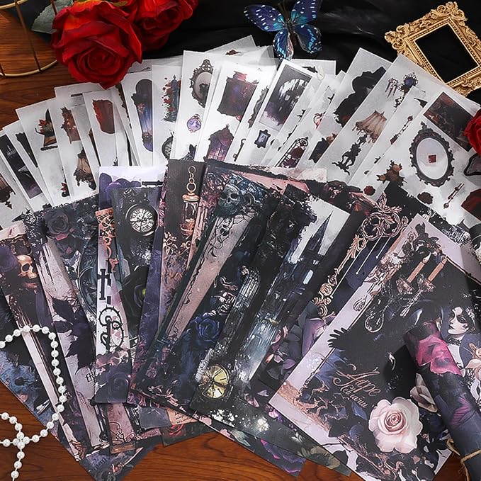 Vintage Scrapbook Stickers, Ephemera Sticker Book