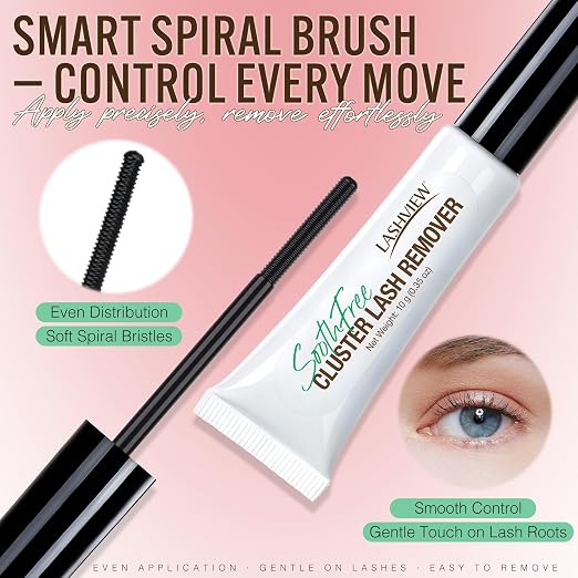 LASHVIEW Lash Cluster Glue & Remover Kit Super Strong Hold 4 Weeks+