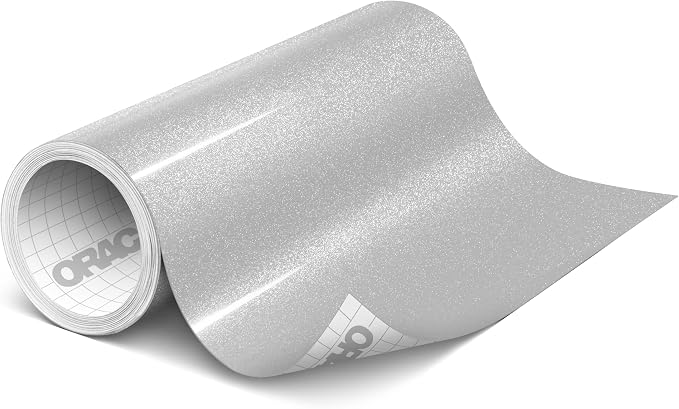 ORACAL 851 Cast Intense Silver Metallic Sparkle Glitter Craft Film Premium