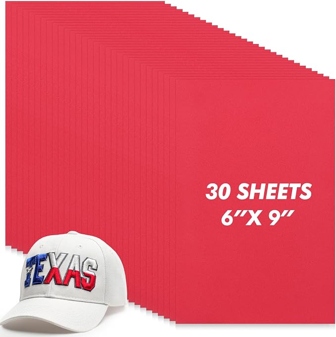 Innconee 30 Pcs 3D 3mm Embroidery Foam EVA Puffy Foam Sheets