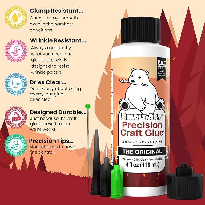 Bearly Art Precision Craft Glue