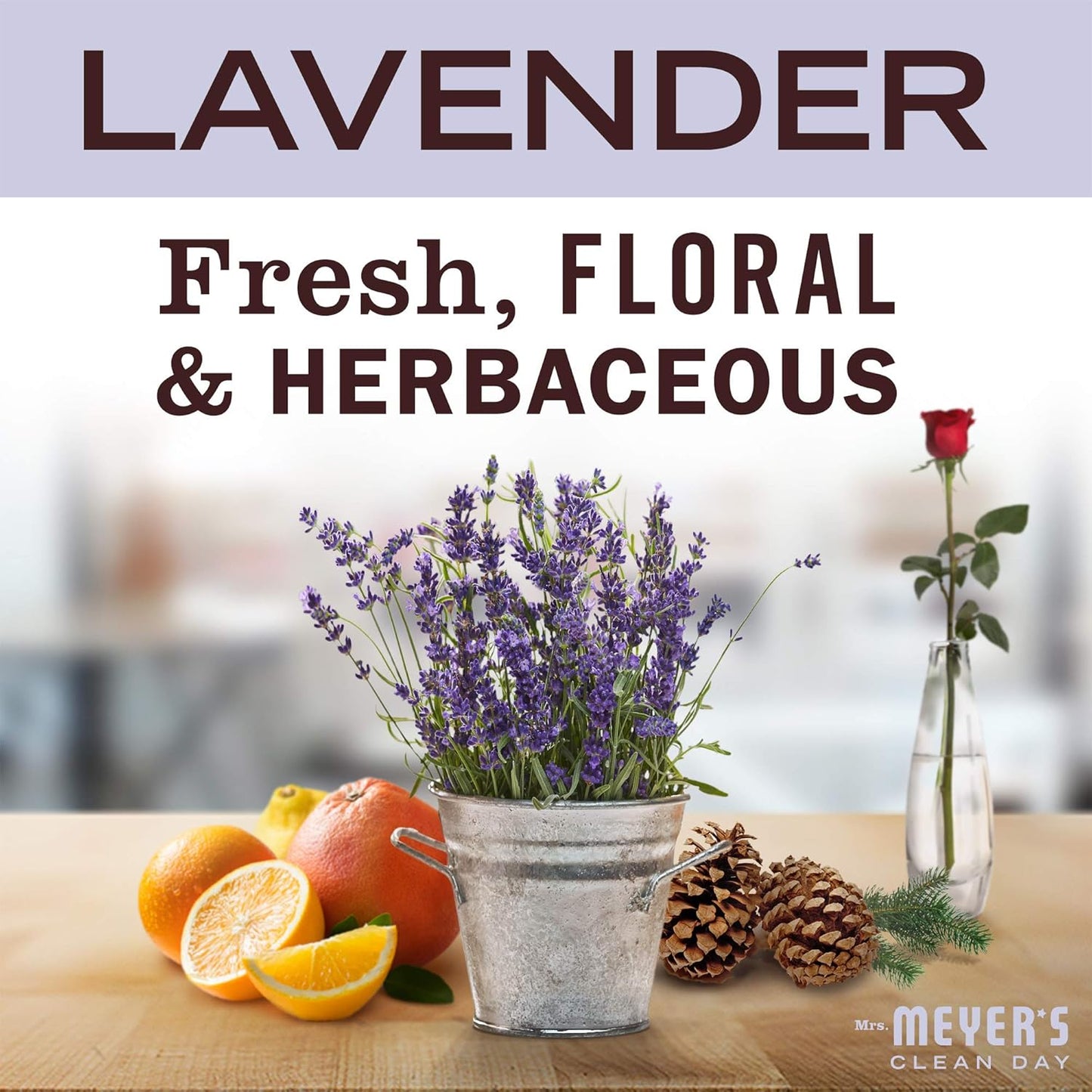 MRS. MEYER'S CLEAN DAY Liquid Laundry Detergent, Cruelty Free, Lavender Scent, 64 oz- Pack of 2