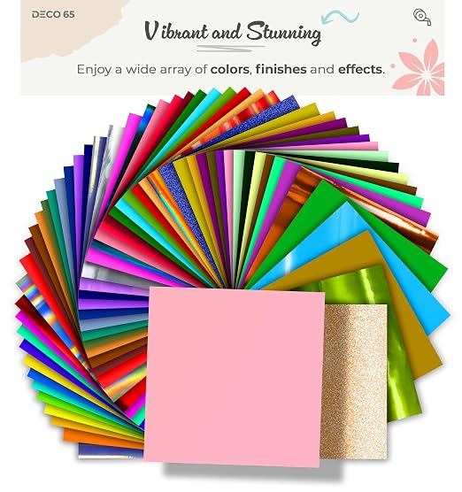 VViViD DECO65 Matte Pastel Carnation Pink Permanent Adhesive Craft Vinyl