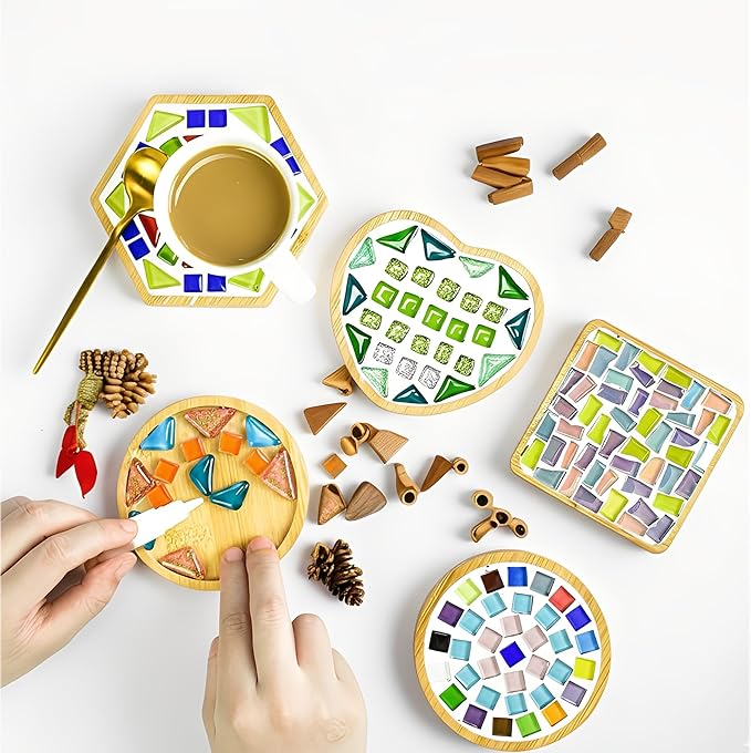 Bamboo Coasters for Crafts, DIY resin projects, classroom crafts, group