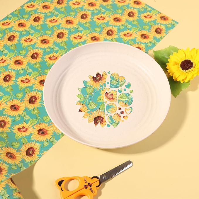Tintnut Sunflower Permanent Vinyl Roll 12" x5ft Green Adhesive Vinyl | Sunshine