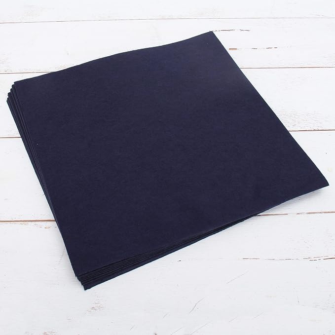 Threadart Dark Navy Premium Felt Sheets