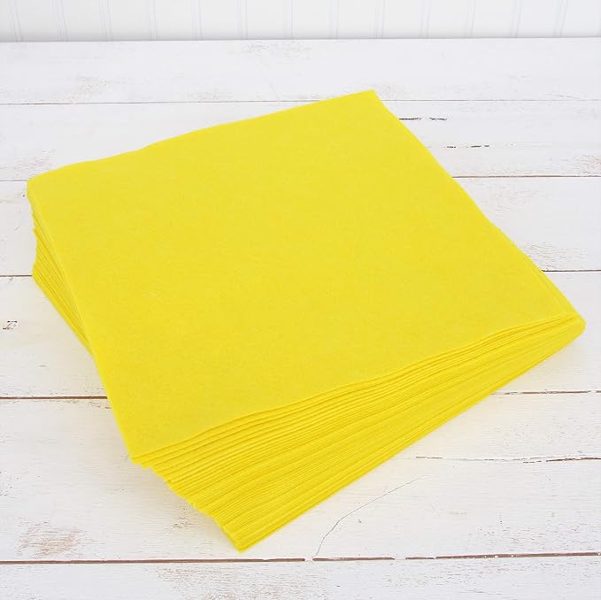 Threadart Yellow Premium Felt Sheets