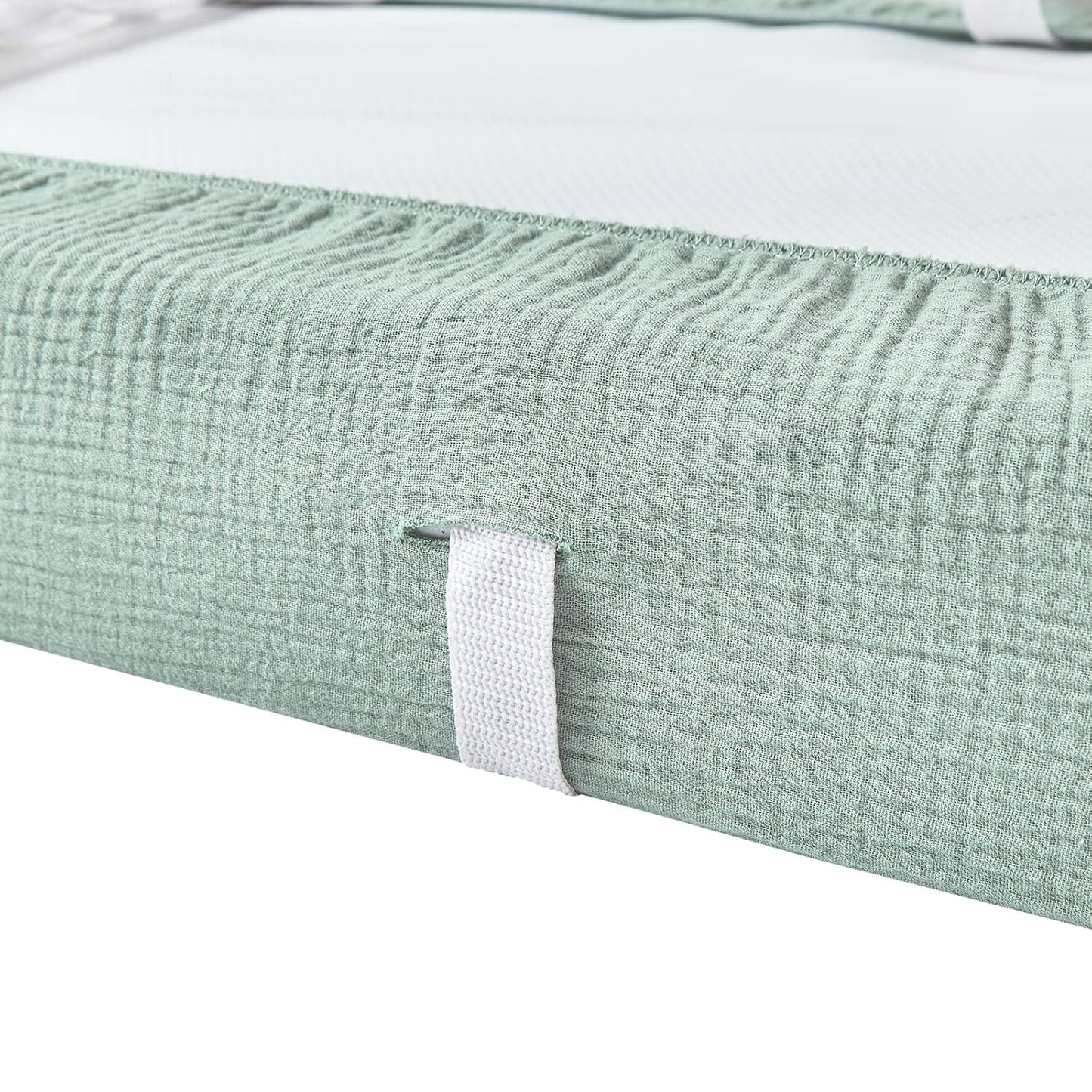 Muslin Changing Pad Cover,Ultra Soft Breathable Diaper Changing Table Cover for Baby Boys Girls,Neutral Fitted Changing Pad Sheets