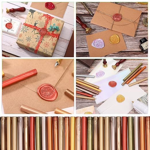 Nuanchu 26 Pieces Glue Gun Sealing Wax Sticks