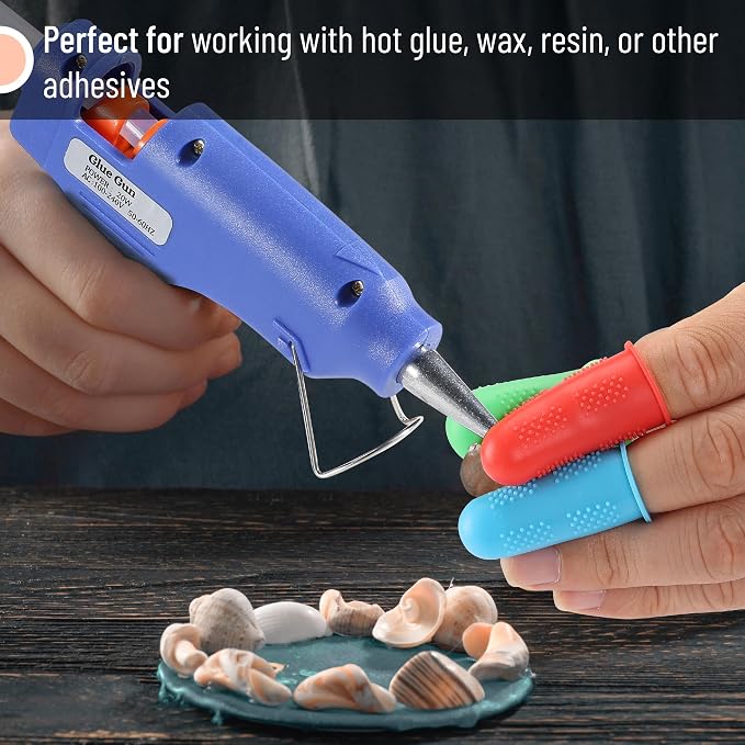 Mr. Pen- Hot Glue Gun Finger Protectors, Rubber Fingers Tips, Rubber Finger