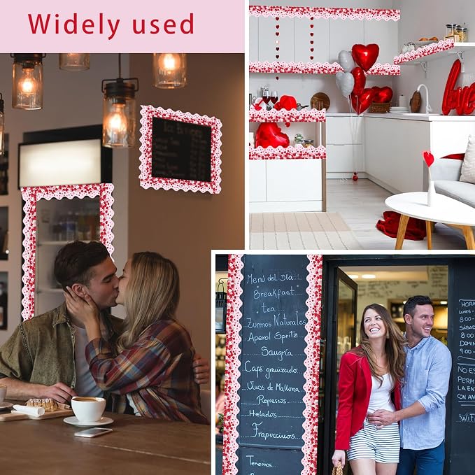 69 Ft Valentine's Day Bulletin Board Border Heart Trim Border Sweet Valentine