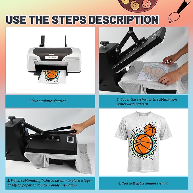 Joyclub 5 PCS Unisex Sublimation Blanks Bulk Polyester T Shirts