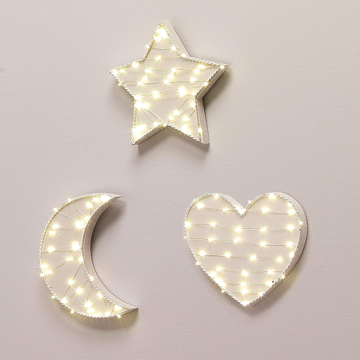 Lambs & Ivy Signature Moon LED Light Up Wall Decor/Wall Hanging