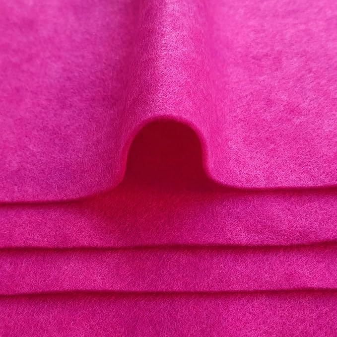 Jtnohx Color Felt, Soft Felt Sheets, 1.4mm Thick 8"x12" Handicraft Felt Fabrics