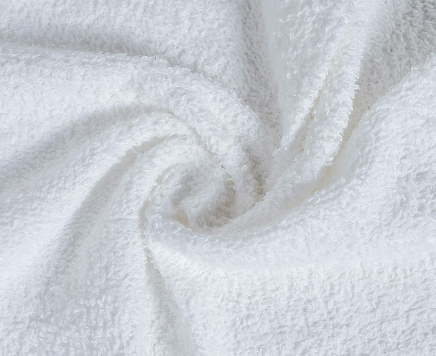 Softolle 100% Cotton Washcloths 24 Pack (12x12 Inches) Soft, Highly Absorbent Washcloth, Face Towels, Wash Cloths for Face, Ring Spun, Bulk Pack (White)