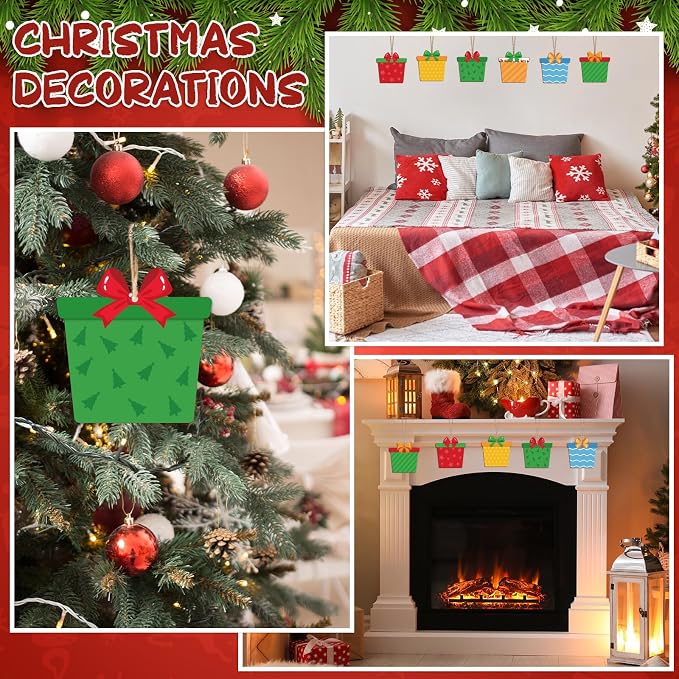 COCHIE Wooden Christmas Ornaments to Paint