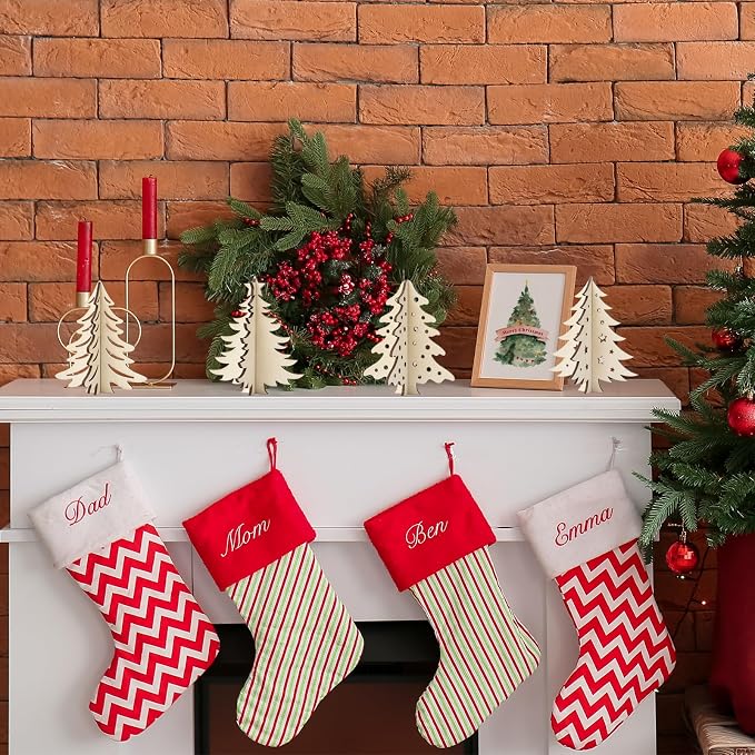 COCHIE DIY 3D Christmas Tree Wood Crafts to Paint, Paintable Unfinished Wooden