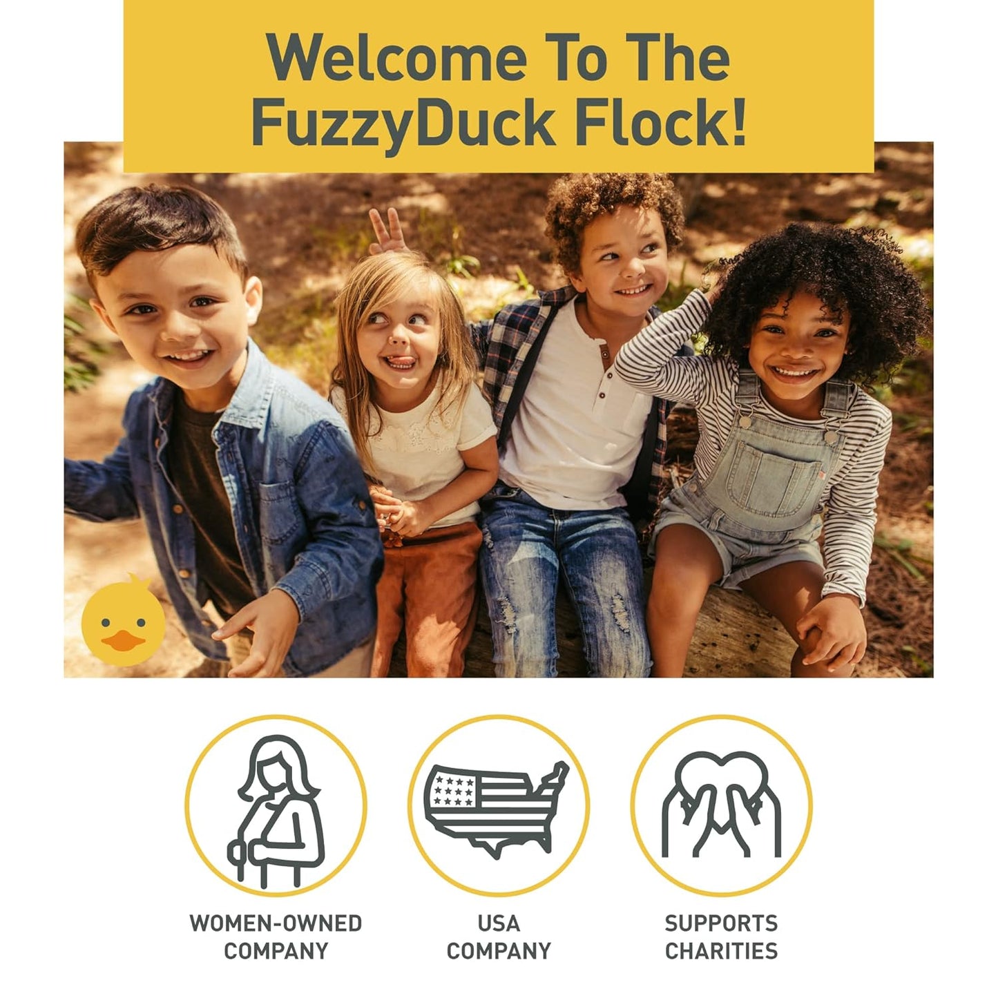 FuzzyDuck Kids Hair Gel – Curl Defining Gel for Girls & Boys with Frizz Control & Light Hold, Water-Soluble Formula Made with Aloe, Sea Botanicals & Honey for All Hair Types (Citrus Medley, 8oz)